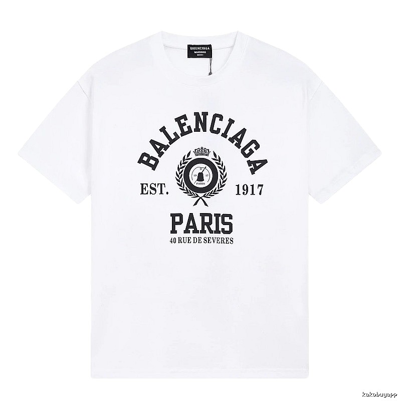 Balenciaga retro style white T-shirt