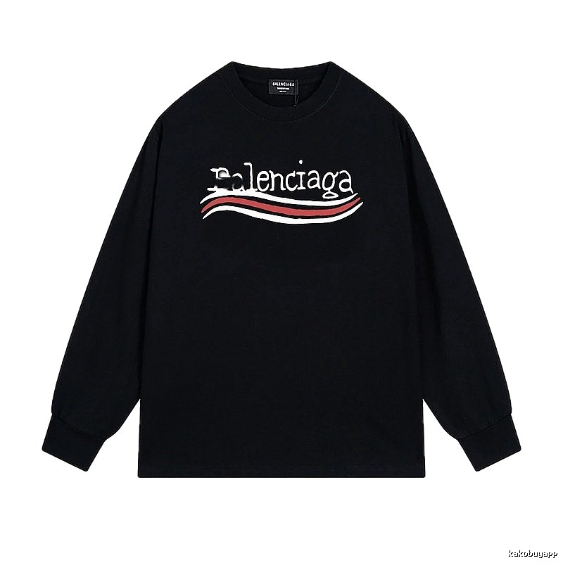 Balenciaga wavy black sweatshirt