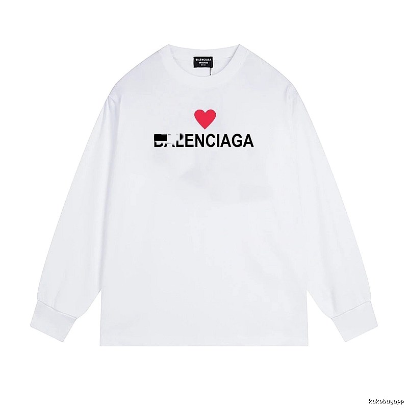 Balenciaga's simple white T-shirt with a heart design.