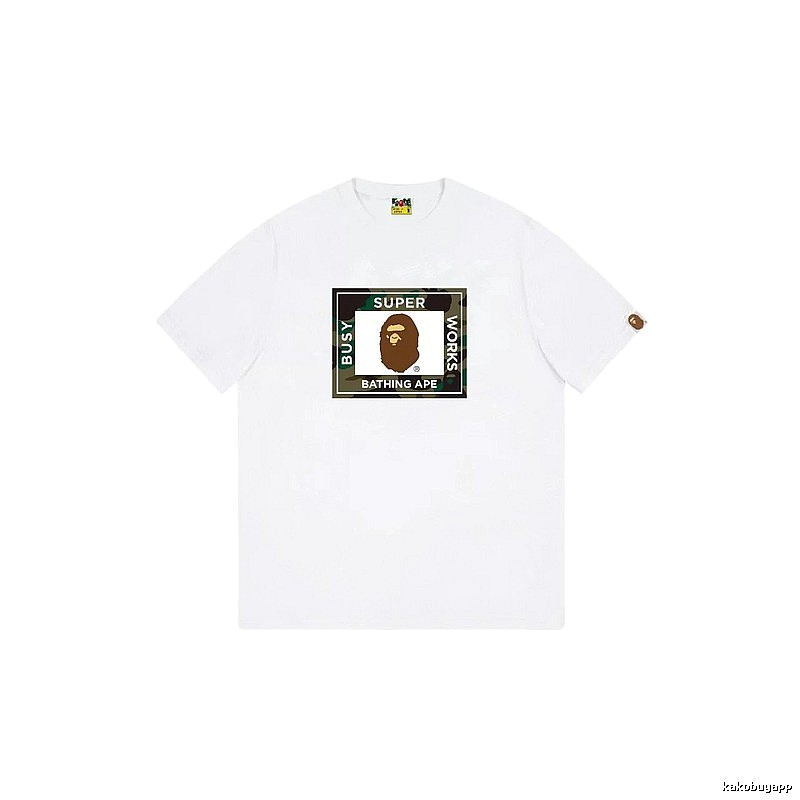Bape Ape Head Camouflage Style Short-sleeve Shirt