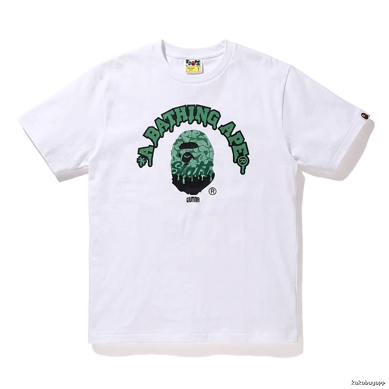 Bape Ape Head Cool White T-shirt in Streetwear Style