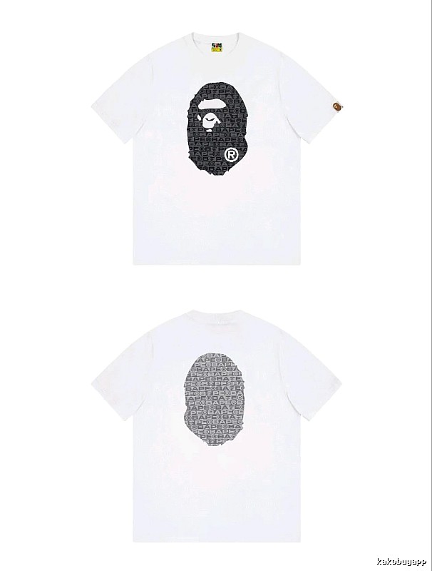 Bape Ape Head Simple White T-shirt