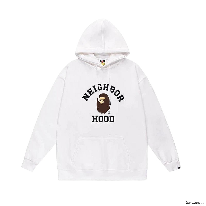 Bape Ape series white hoodie
