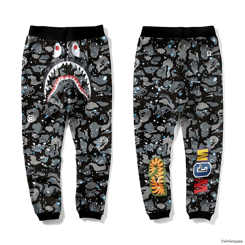 Bape camouflage style casual pants