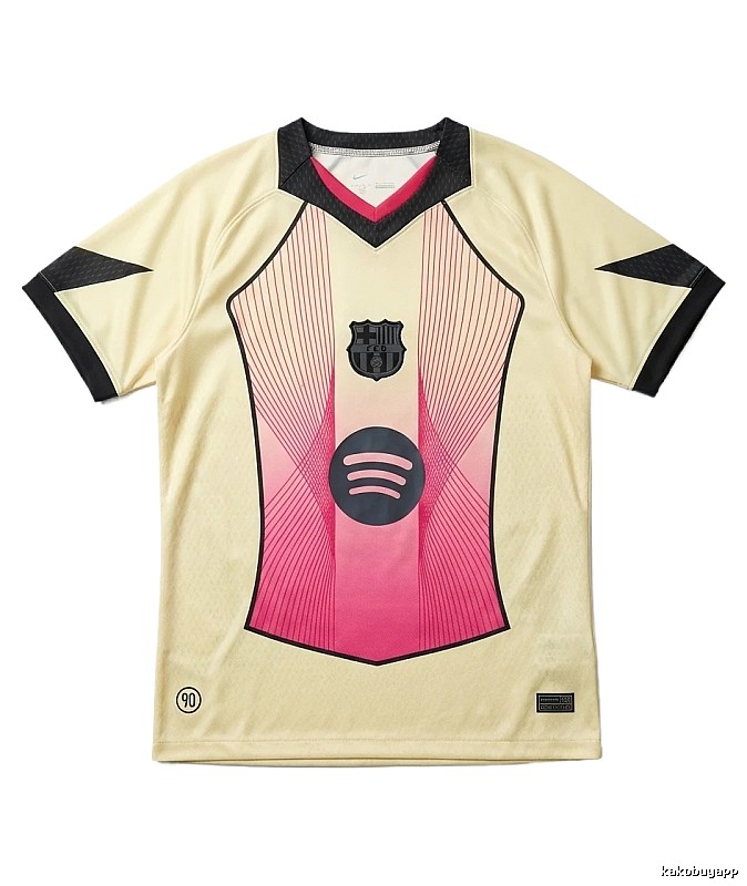 Barcelona Tokyo Ghoul trendy brand yellow-pink jersey