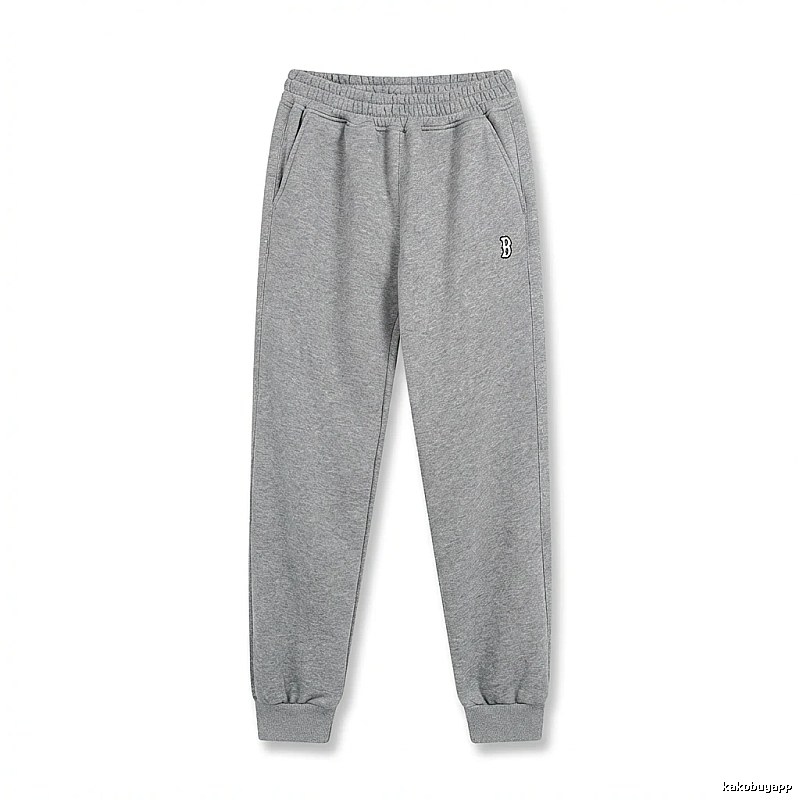 Basic style casual gray sweatpants of MLB