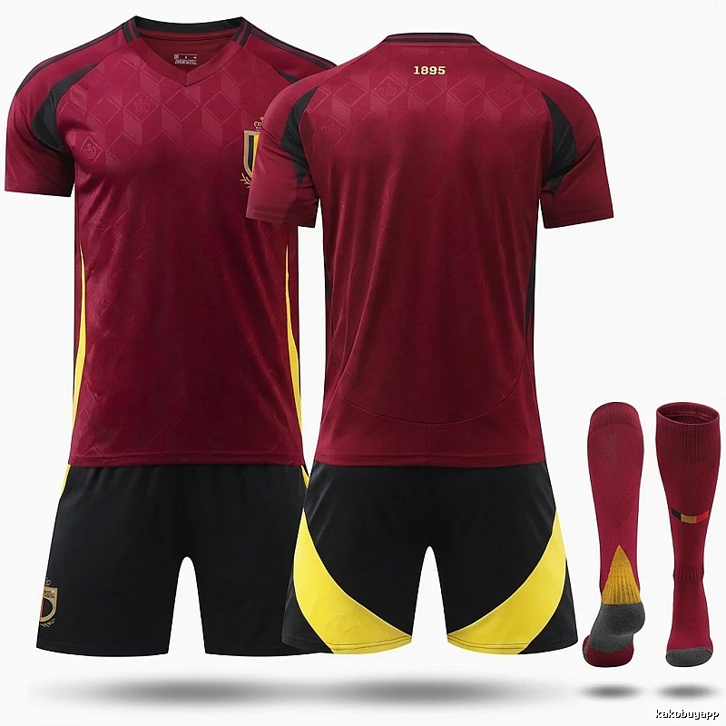 Belgian team uniform sporty burgundy