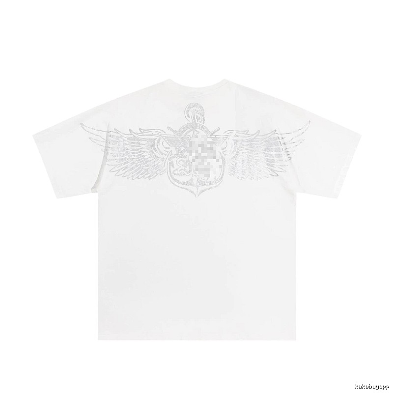 BOY Wing Print Street Style White T-Shirt