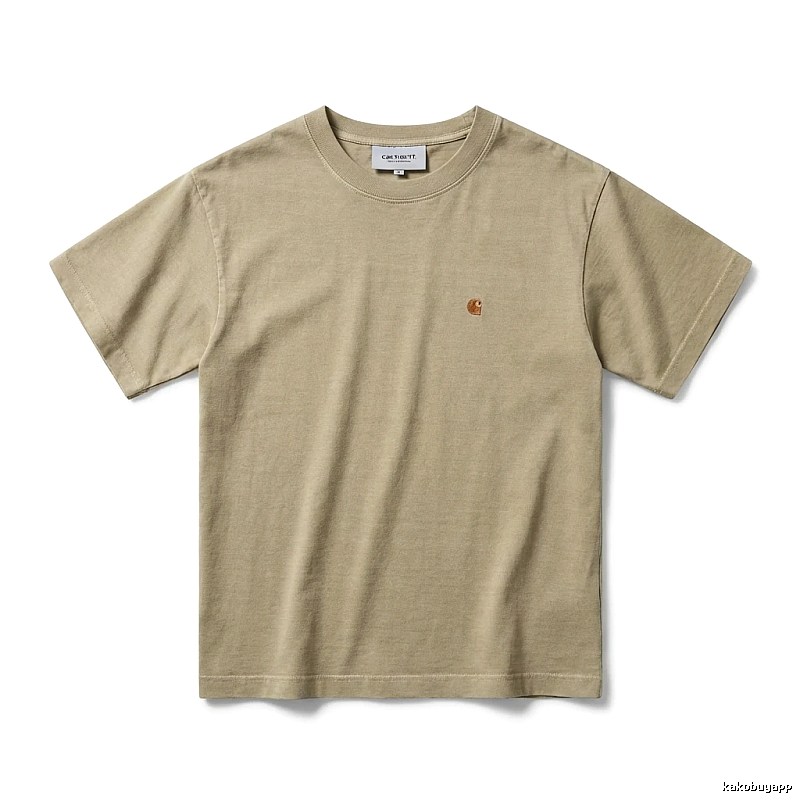 Carhartt Basic Simple Style Khaki T-shirt