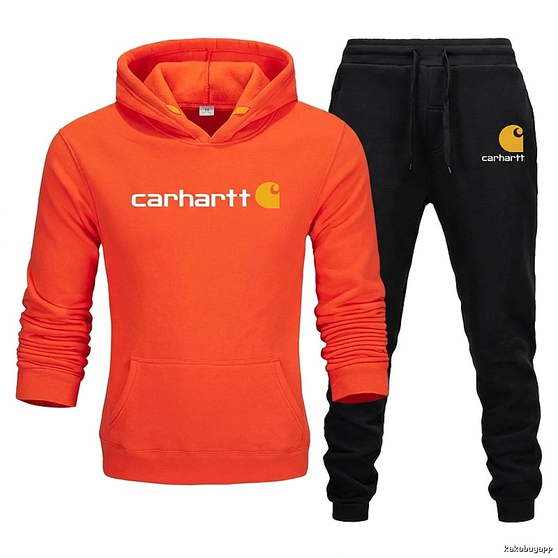 Carhartt casual orange and black suit