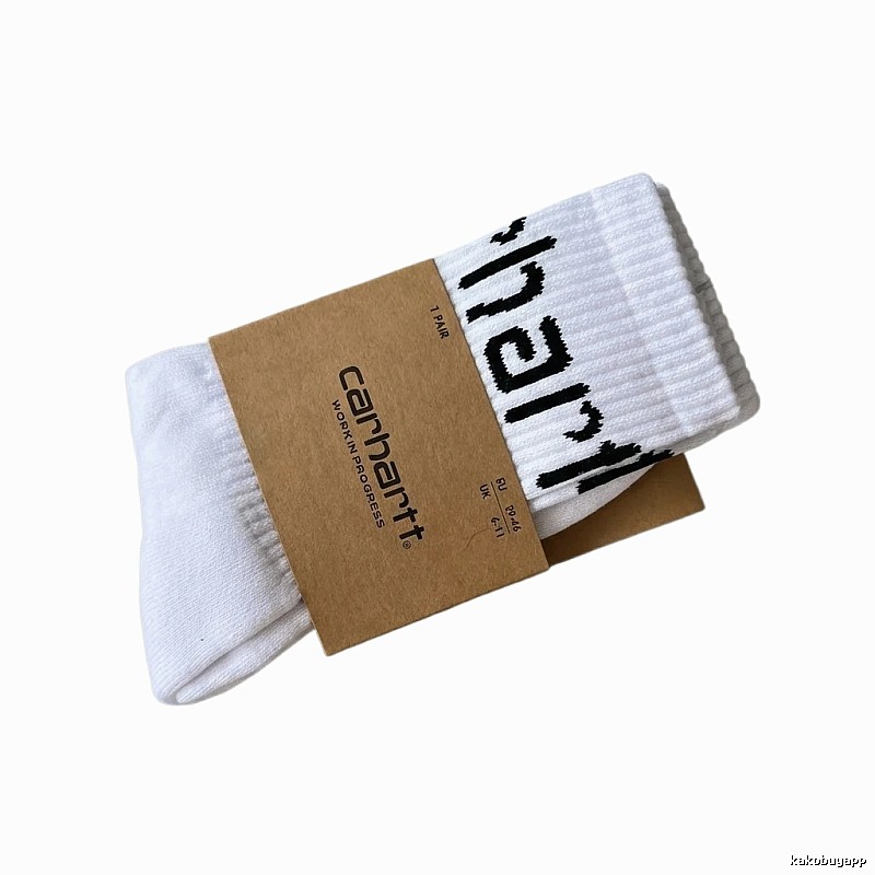 Carhartt Classic White Trendy Socks