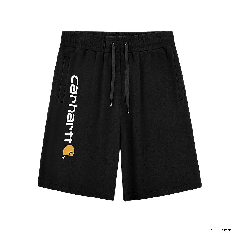 Carhartt Letter Print Street Style Black Shorts