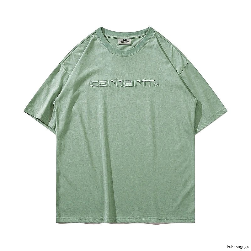 Carhartt Travel Logo T-shirt Light Blue Subtle with Modern Look