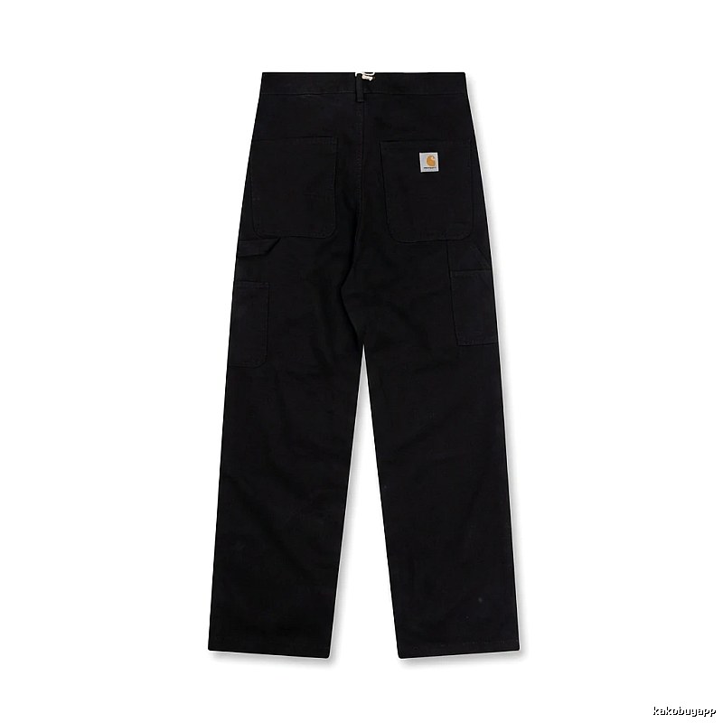 Carhartt workwear style black long trousers