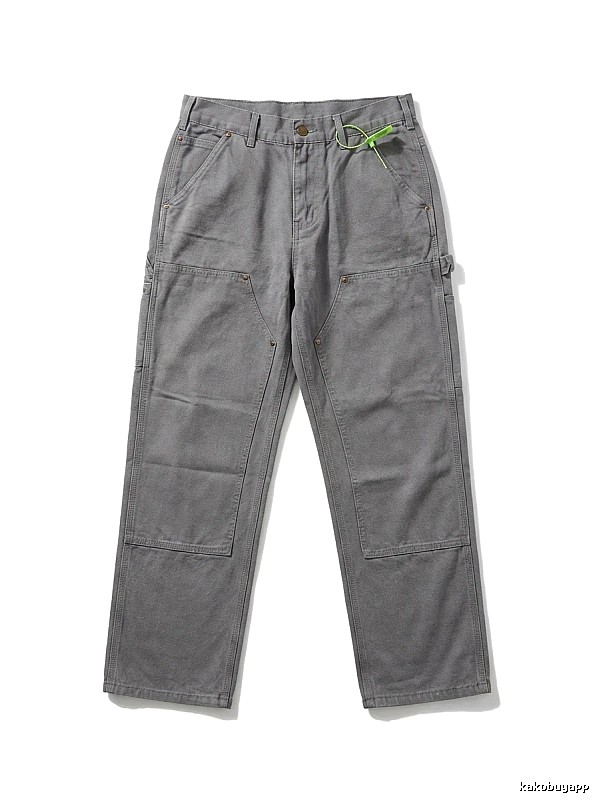 Carhartt workwear style cement gray long pants