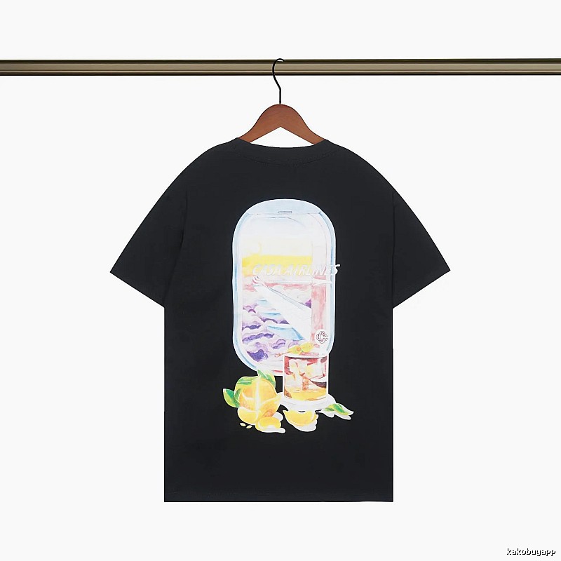 Casablanca Aviation Series Trendy Cool Black T-shirt