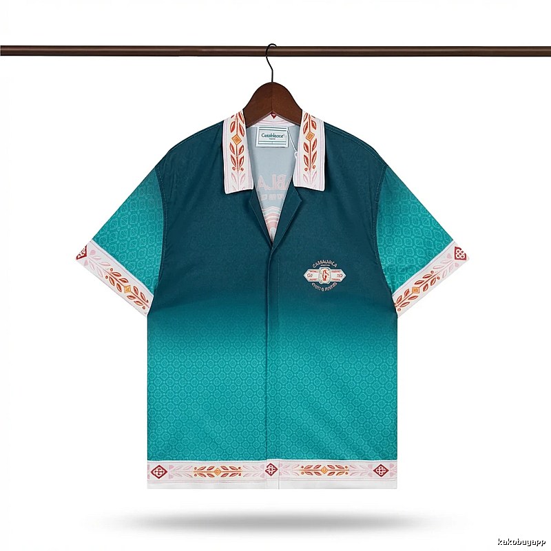 Casablanca Gradient Retro Style Shirt