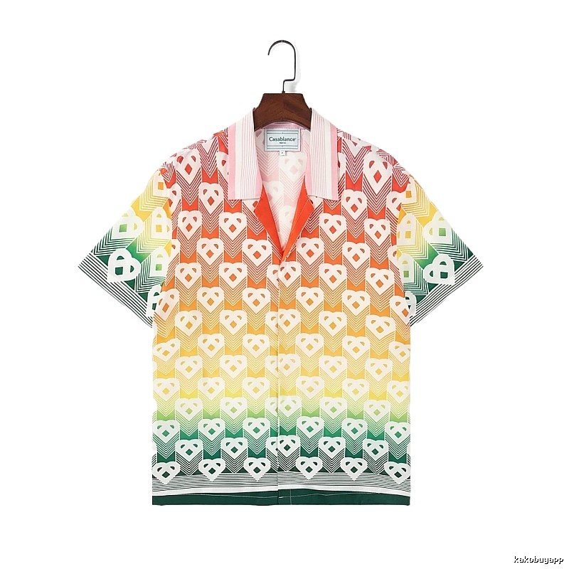 Casablanca Rainbow Gradient Style Shirt