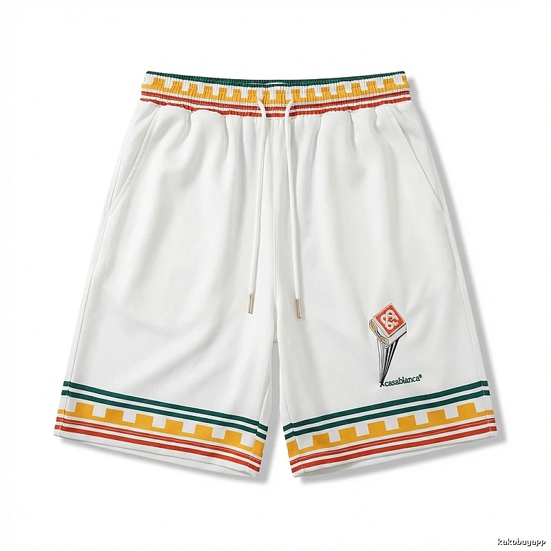 Casablanca retro style white shorts
