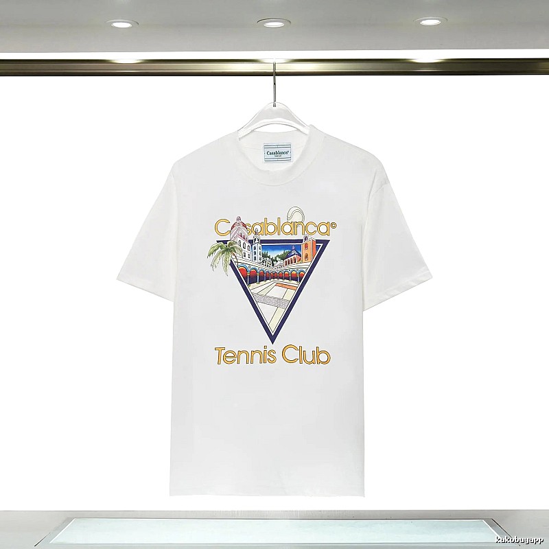 Casablanca retro style white T-shirt