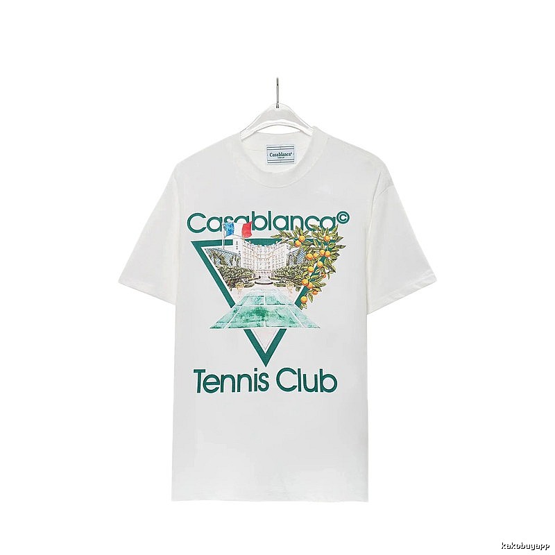 Casablanca Tennis Club White T-shirt