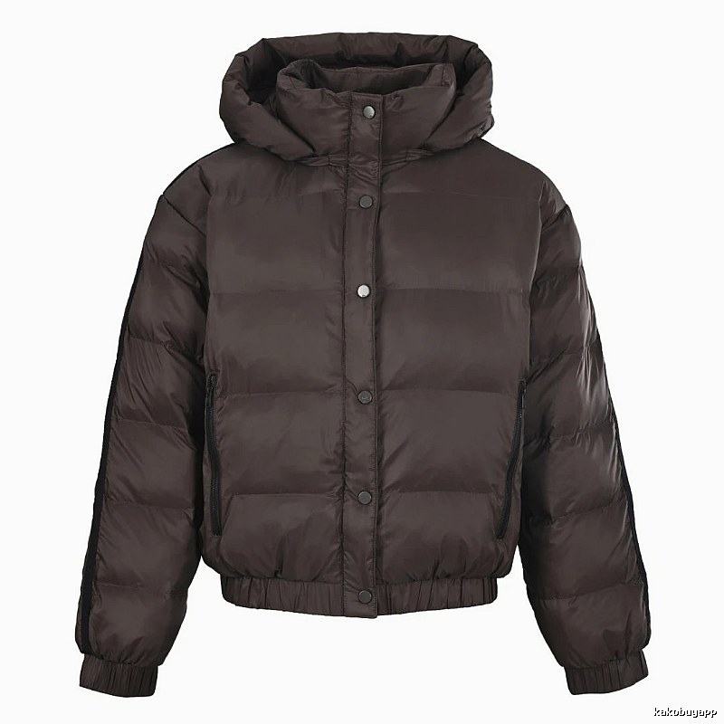 Chocolate Brown Hooded Puffer Jacket - Independent Style Winter