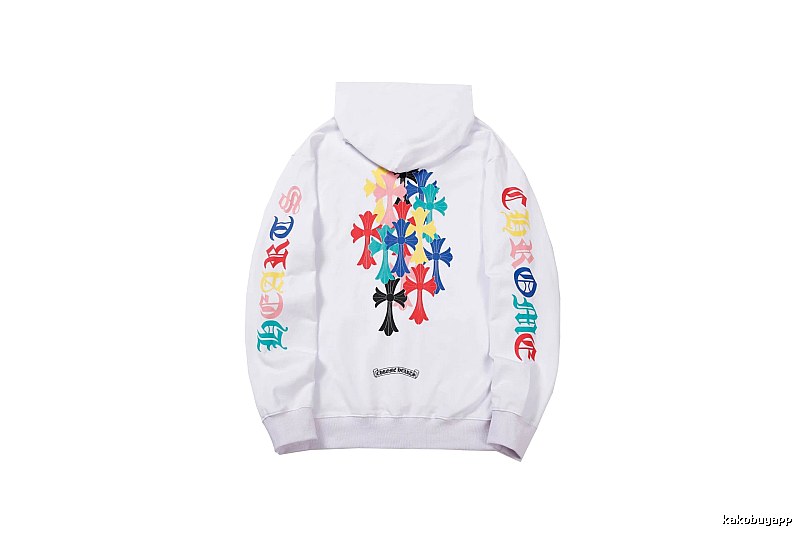 Chrome Hearts 2088-39 White Cross Graphic Hoodie City Outfit