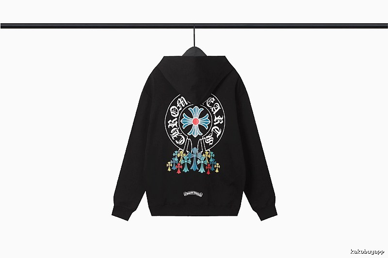 Chrome Hearts 2089-73 Black Cross Graphic Hoodie Visual Accent