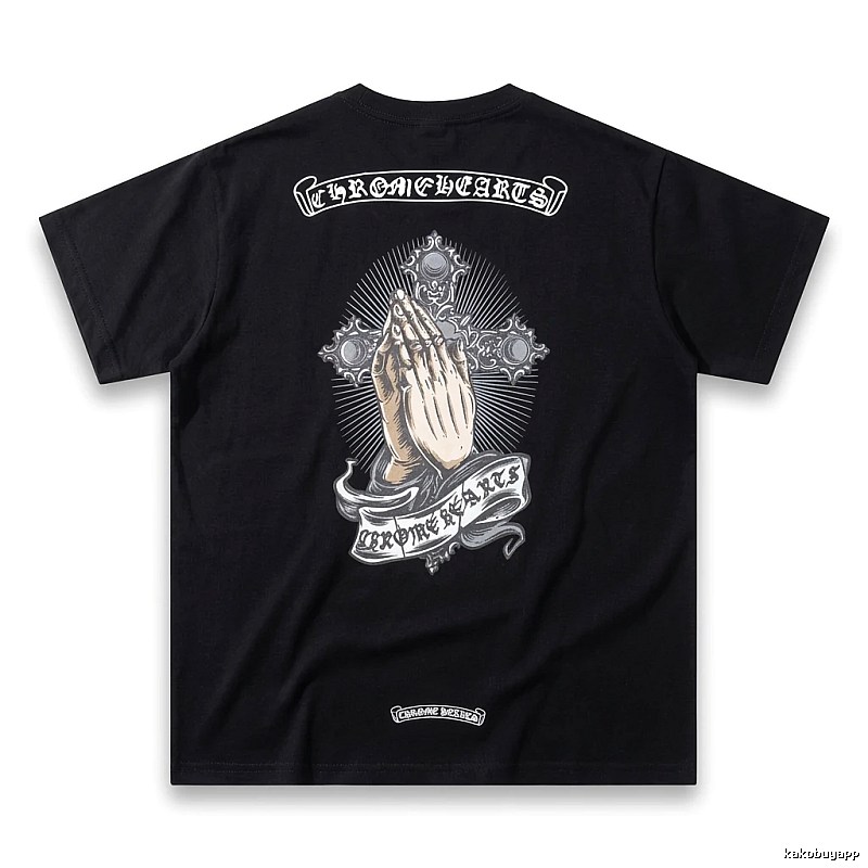 Chrome Hearts dark style black T-shirt
