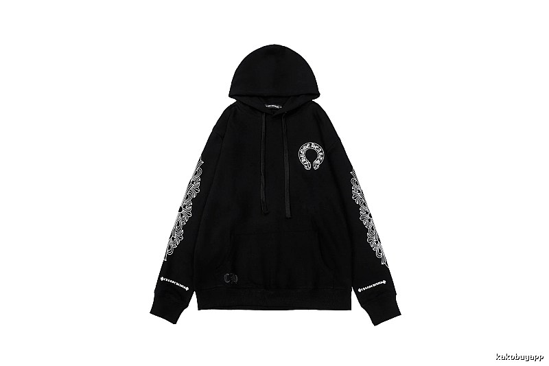 Chrome Hearts Resort Cross graphic hoodie Black Blue Cross with Premium Look