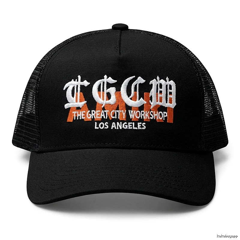 Chrome Hearts retro-style black hat