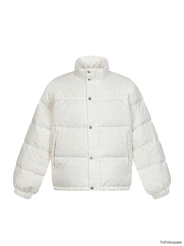 Chrome Hearts Retro Style White Cotton Coat