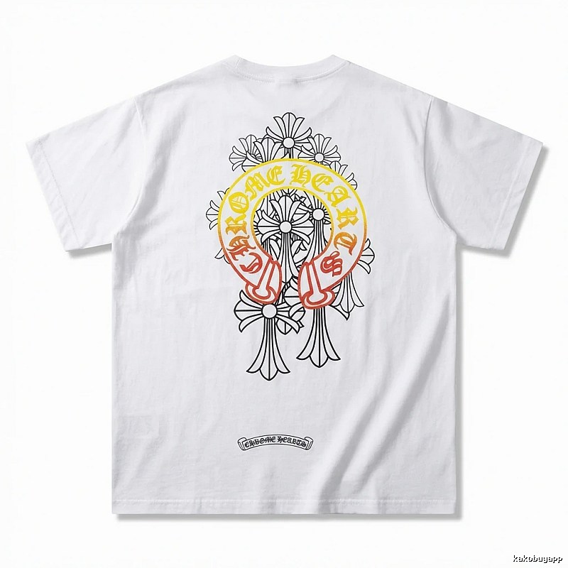 Chrome Hearts Retro Style White T-shirt