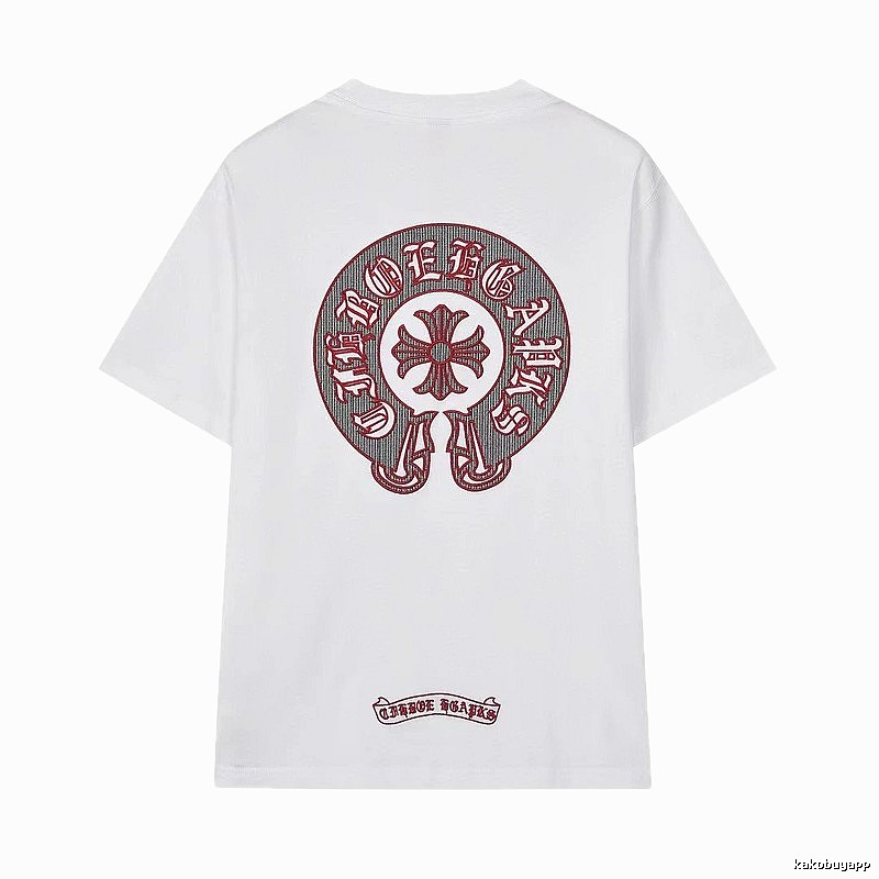 Chrome Hearts Vintage Embroidered Horseshoe White T-Shirt