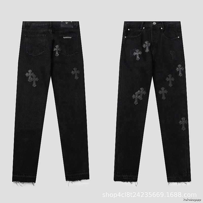 Chrome Hearts Weekend Graphic jeans Light Denim Jeans for Seasonal Looks