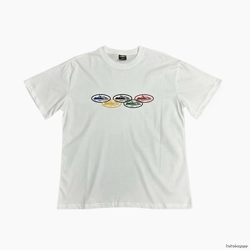 Corteiz Colorful Pattern Casual White T-shirt