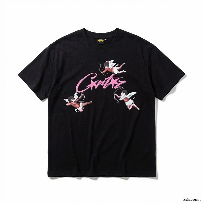 Corteiz Cupid Trendy Cool Black T-shirt