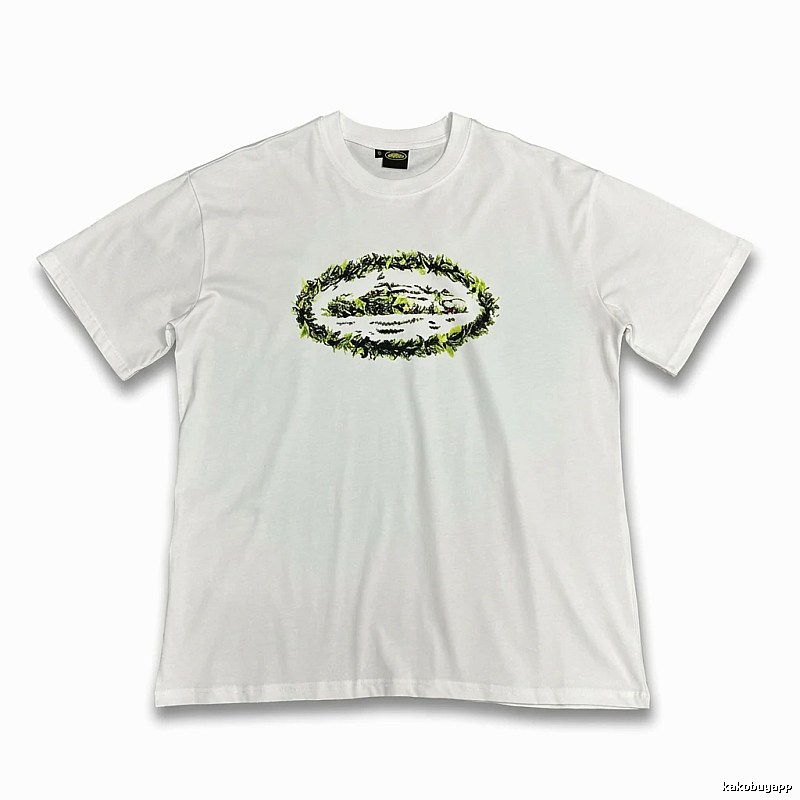 Corteiz Printed Trendy Brand White T-shirt