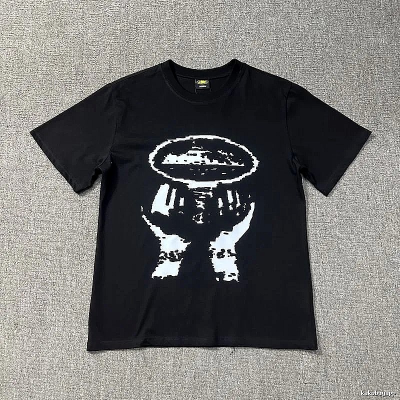 Corteiz Resort Logo T-shirt Black Corteiz for Travel Looks