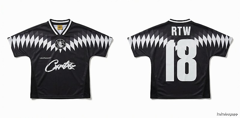 Corteiz RTW Series Black and White Wind Top