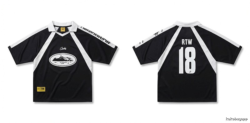 Corteiz RTW Series Sporty Black Short-sleeve Shirt