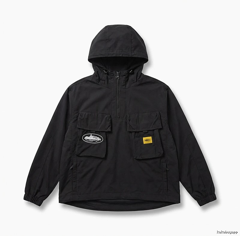 Corteiz Workwear Style Black Jacket