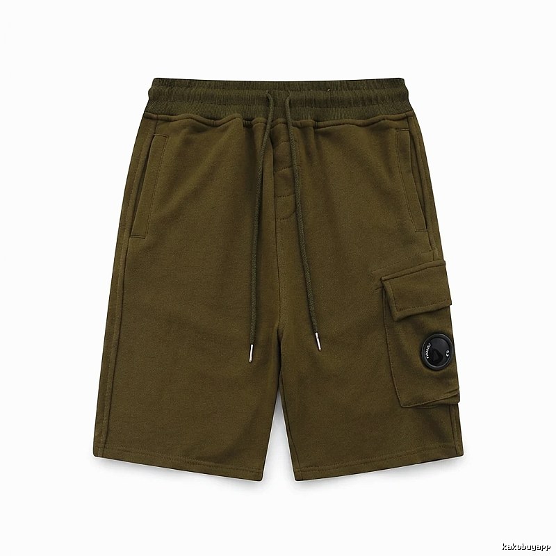 C.P. Company olive work-style shorts