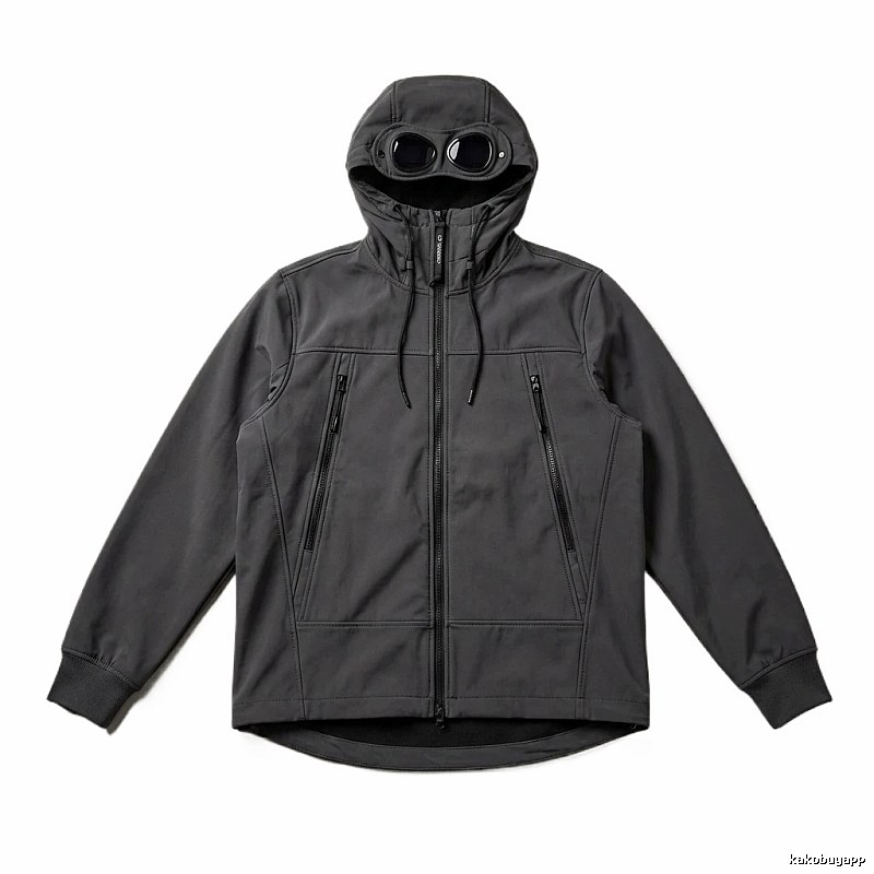 C.P. Hooded Functional Style Grey Coat