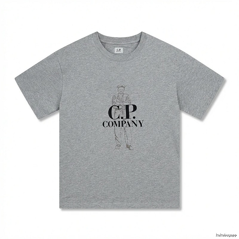 C.P. Retro Style Gray T-shirt