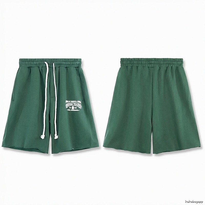 DENIM TEARS American Retro Green Shorts