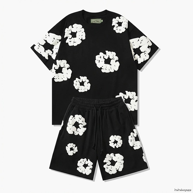 DENIM TEARS Printed Casual Style Set