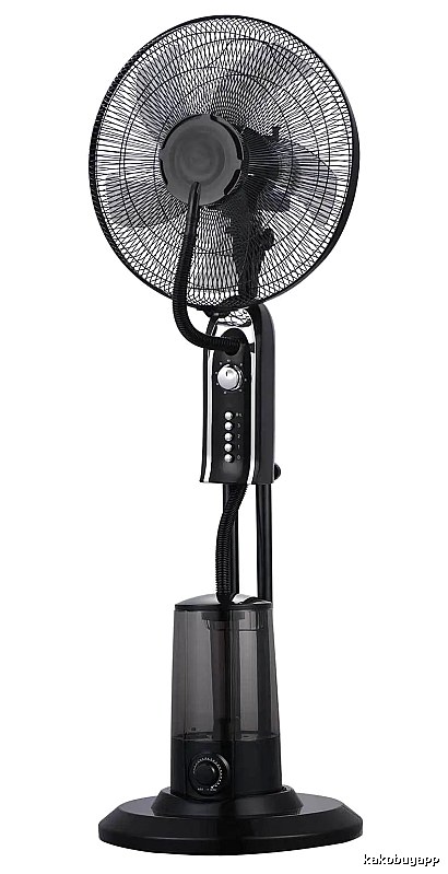 Desktop Pedestal Cooling Fan For Remote Cooling 16-inch Mechanical Control eu Plug