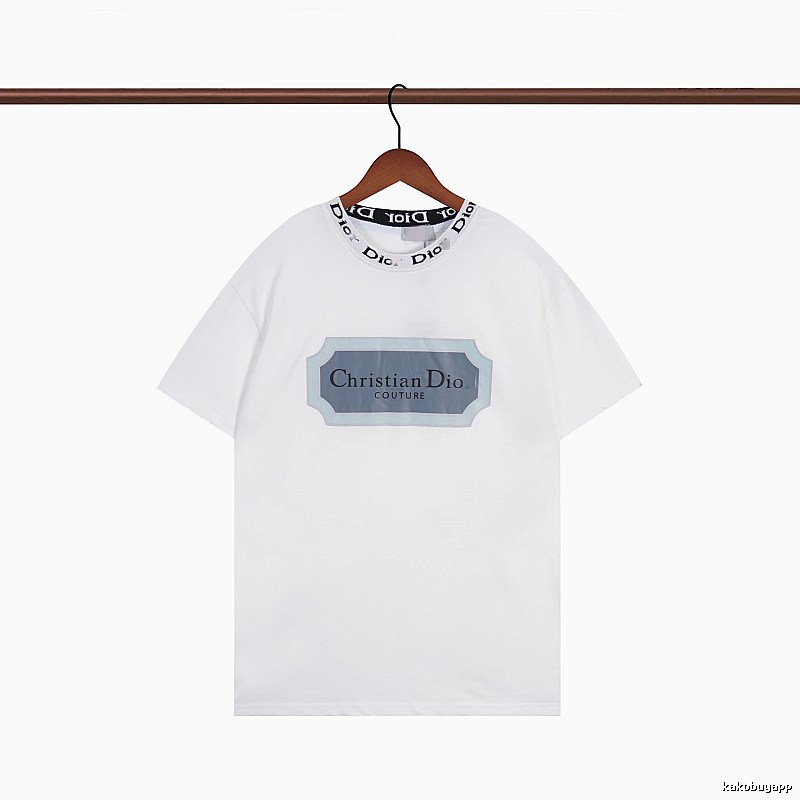 Dior Couture Minimalist Style White Short-sleeve T-shirt