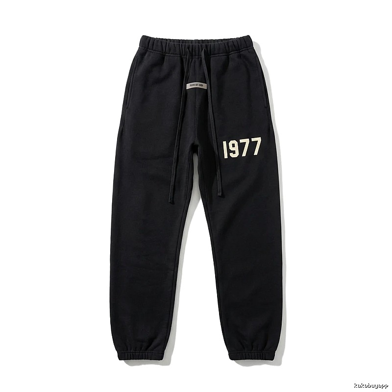 ESSENTIALS 1977 Casual Black Sweatpants